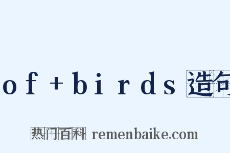 of+birds造句是什么意思的图片
